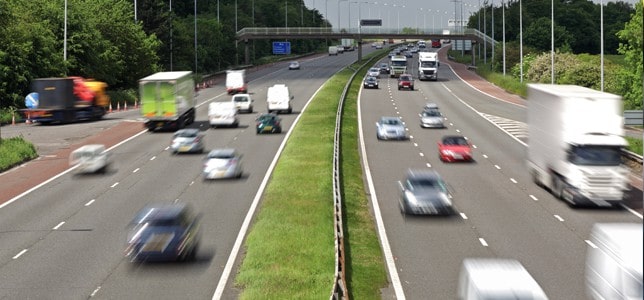 learner drivers practicing motorways