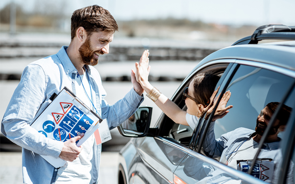 Tracking confidence nervous drivers